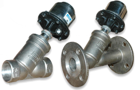 Angle Type Control Valve 2x2 Way